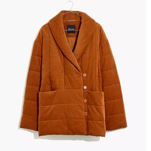 BNWT MADEWELL Corduroy Ensley Quilted Jacket Size Medium